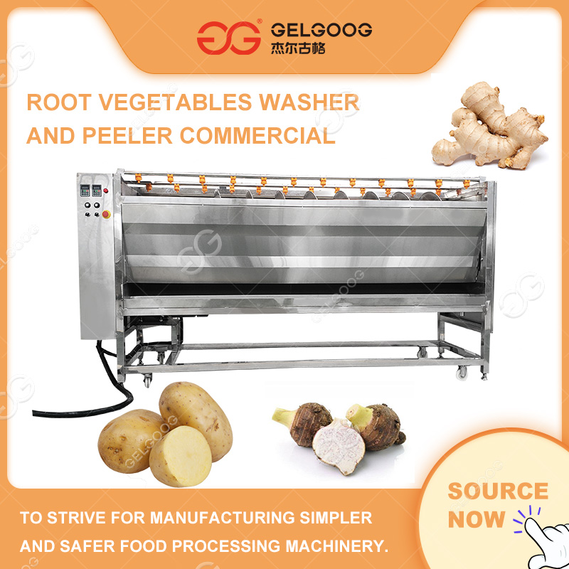 Commercial Potato Washing and Peeling Machine