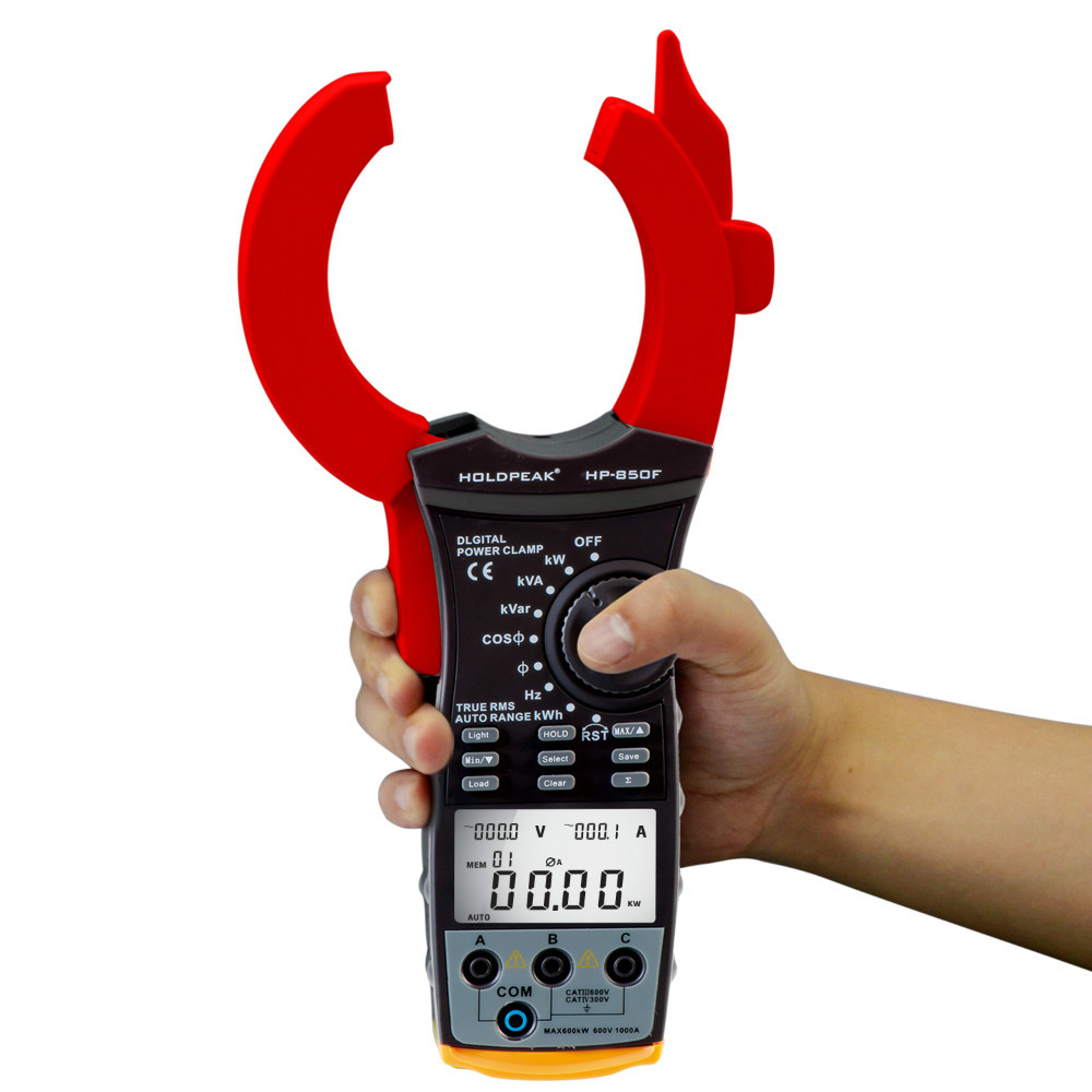 power factor clamp meter, digital clamp meter HP-850F - Image 2