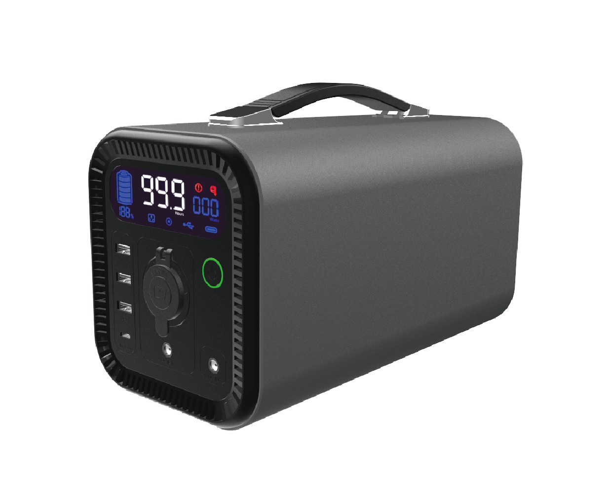Portable Power Station with Multiple Outputs