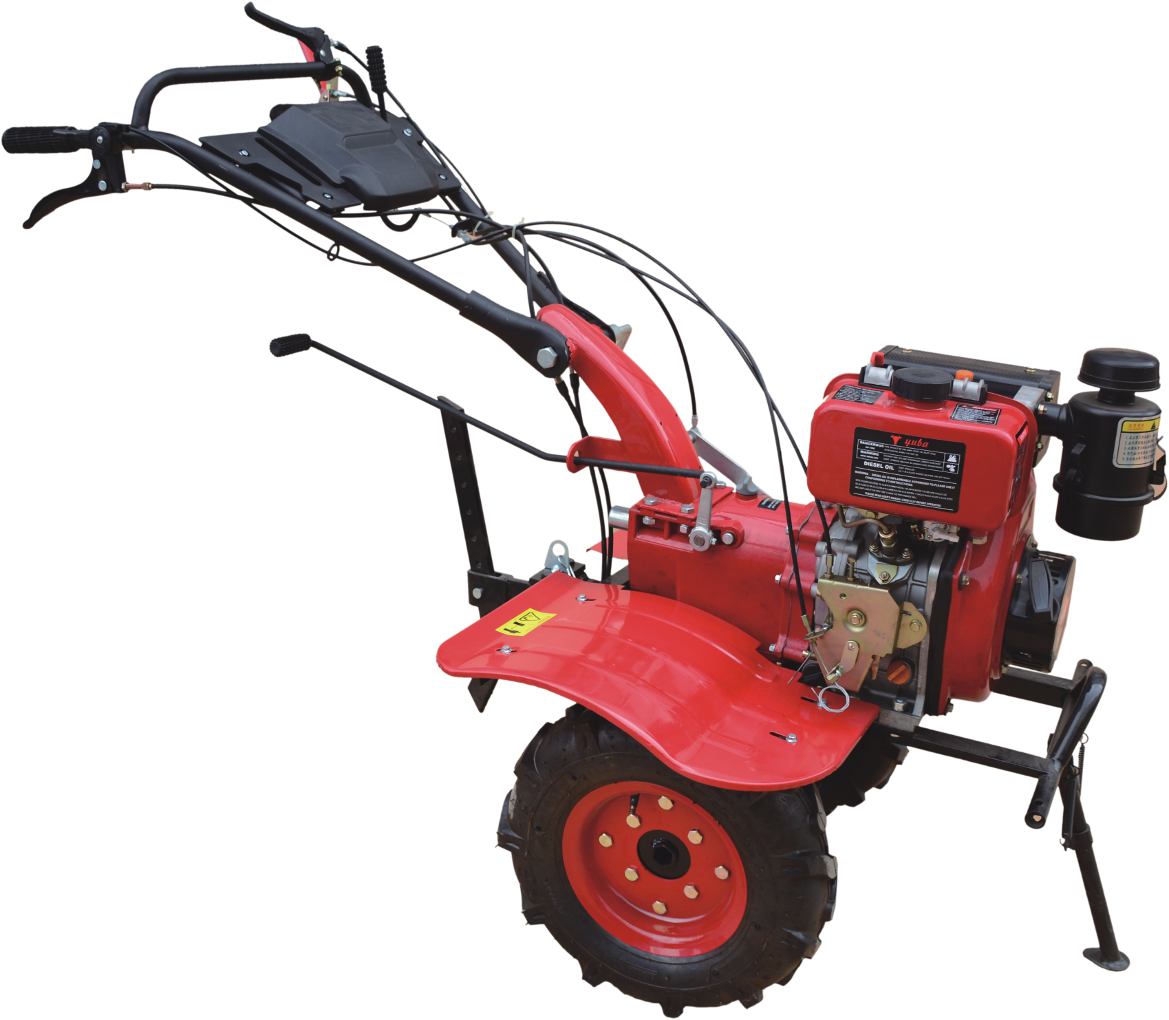 Diesel Power Tiller with Gear Transmission