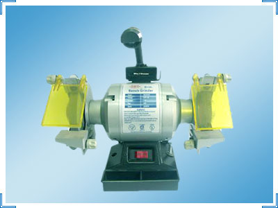 Bench Grinder with Integrated Work Light