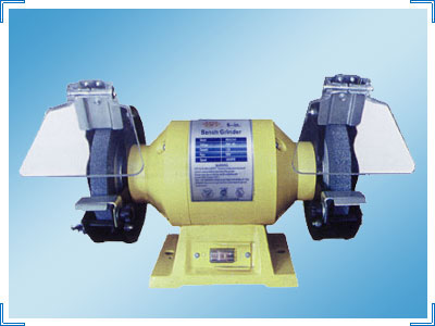 Bench Grinder with Abrasive Wheels