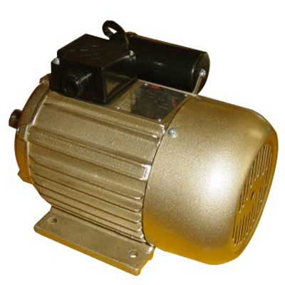 Electric Motor with Cooling Fins