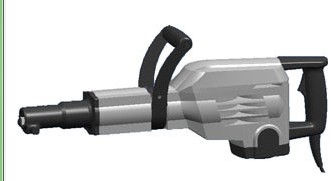 Electric Demolition Hammer with Vibration Reduction