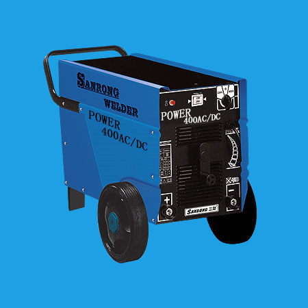 Portable AC/DC Power Welder with Wheeled Chassis