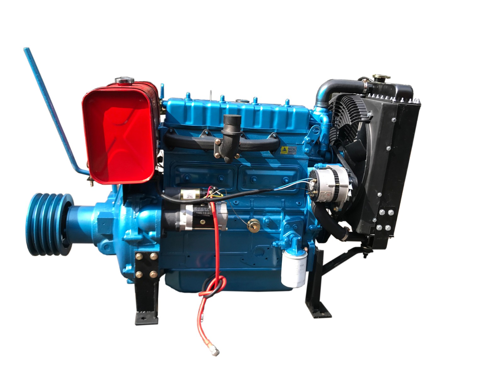 Power unit Small multi-cylinders machinery engines with pulley and clutch - Image 2