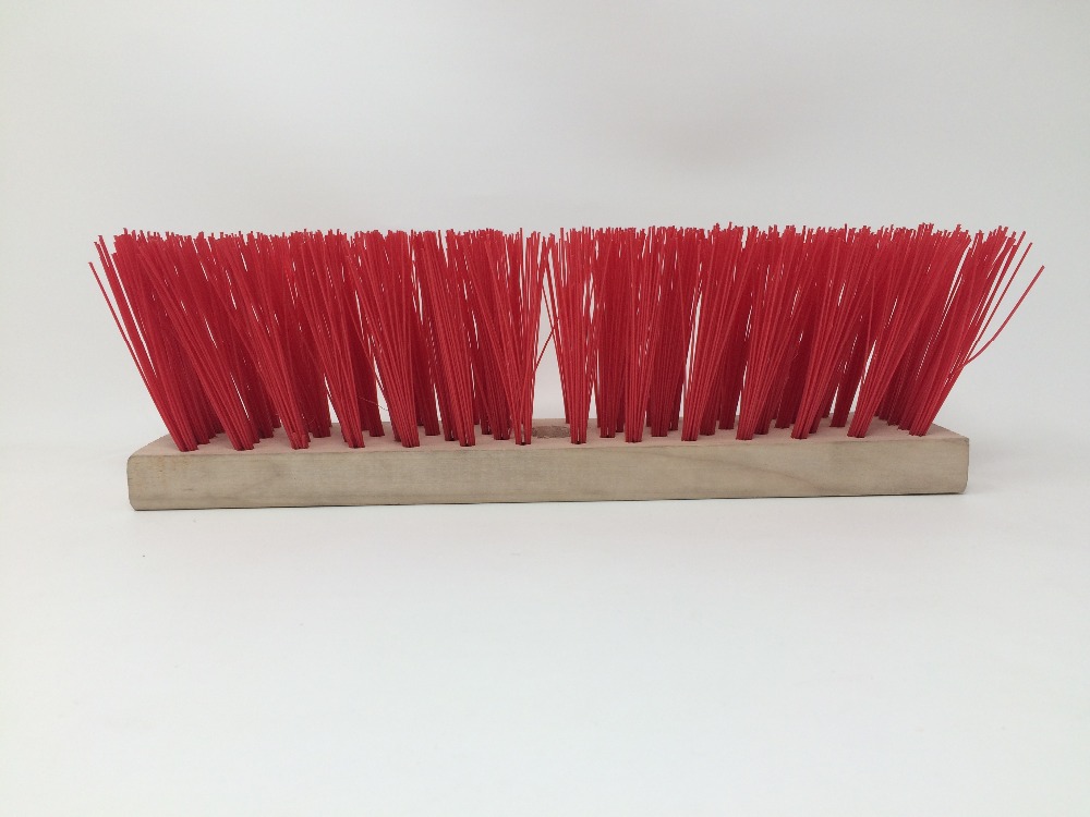 PP filament wooden handle floor brush - Image 2