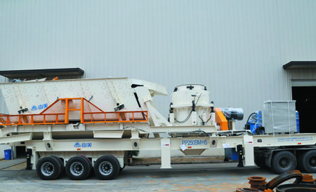 PP series portable cone crusher unit