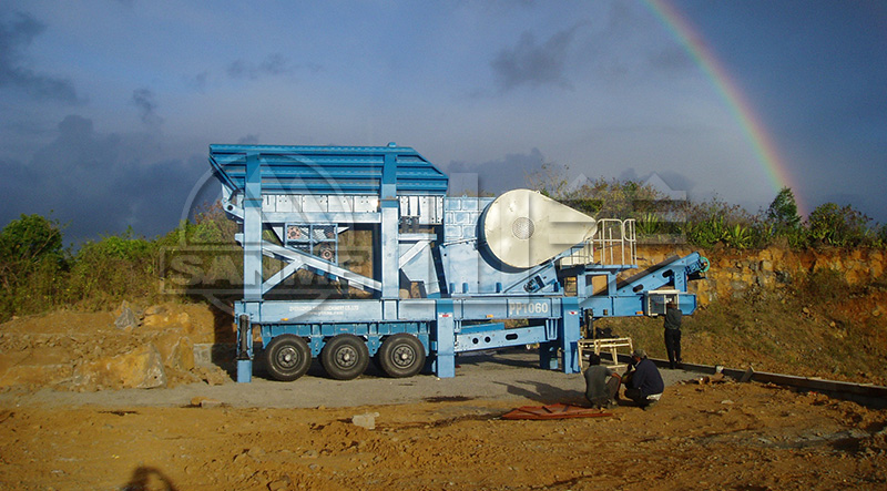 Mobile Jaw Crushing Plant