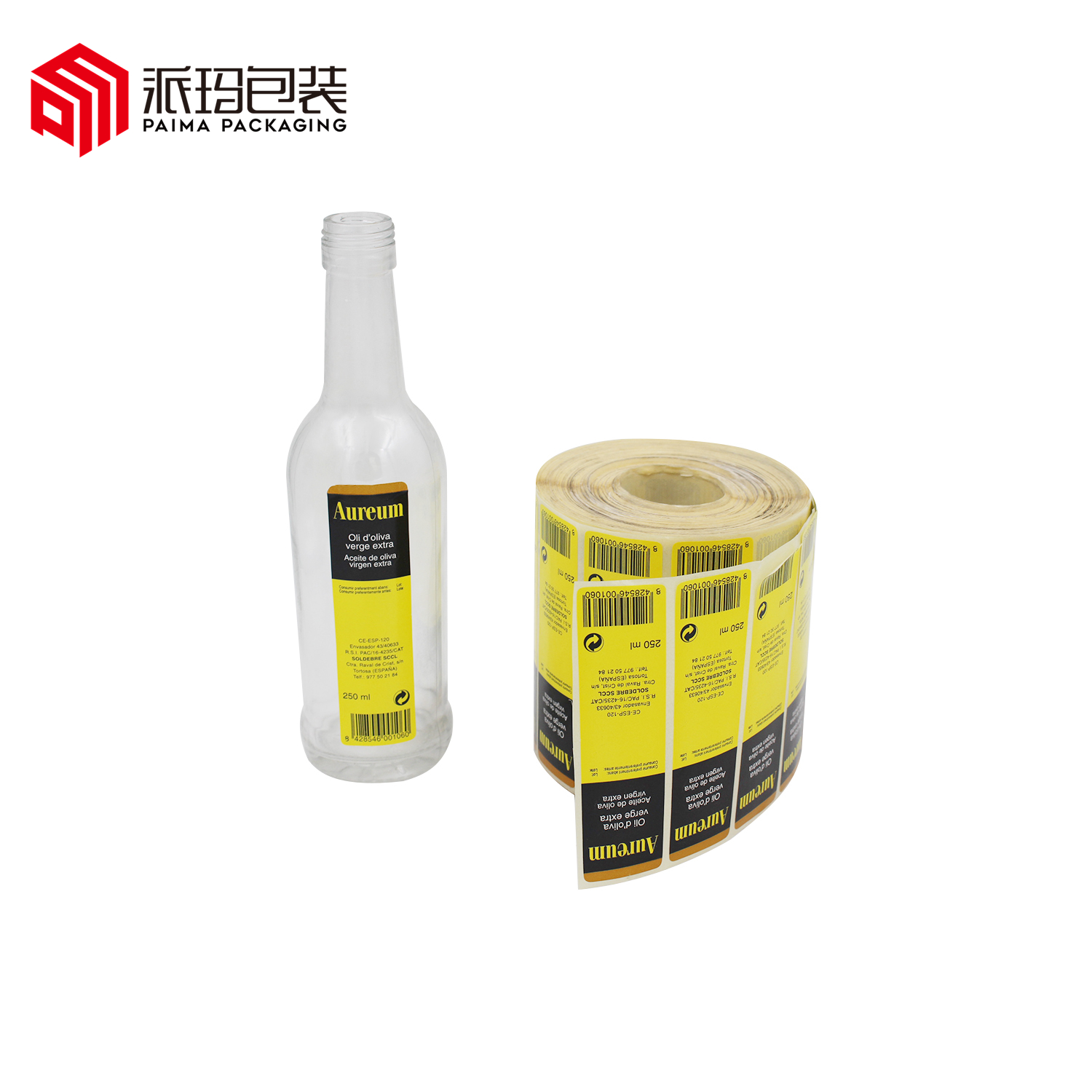 PP/Paper Adhesive label - Image 3