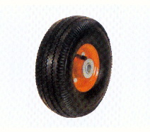 Pneumatic Wheel with Rubber Tire