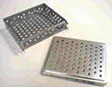 Perforated Stainless Steel Sheet Metal Basket with Lid
