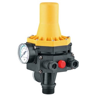 Automatic Water Pump Pressure Controller with Gauge