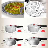Aluminum Pressure Cooker with Safety Features