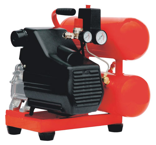 Portable Air Compressor with Twin Tanks