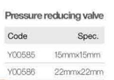 Pressure Reducing Valve with Adjustable Knob