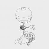 Installation diagram of the water pump pressure switch