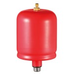 Cylindrical Pressure Tank for Plumbing and Hydraulic Systems