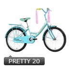 Girls' 20-Inch Light Blue Bicycle with Accessories