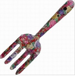 Floral Patterned Garden Hand Fork