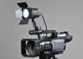 On-Camera Video Light with Barn Doors