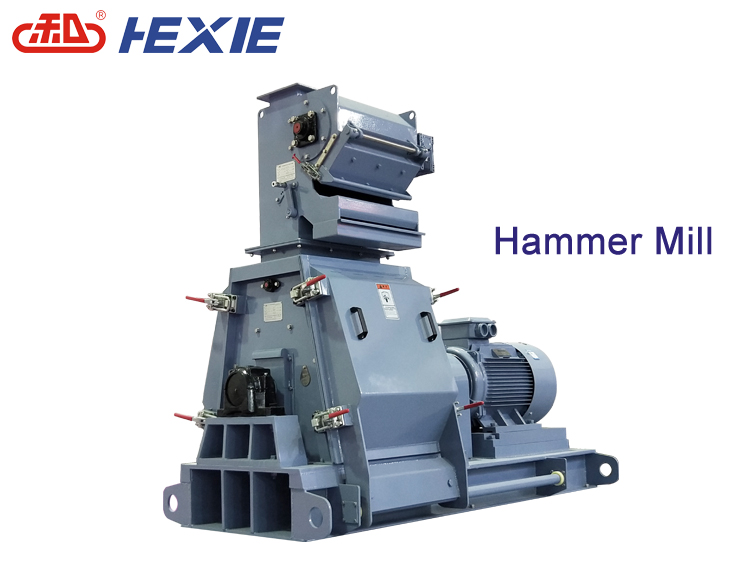Heavy-duty hammer mill for material processing