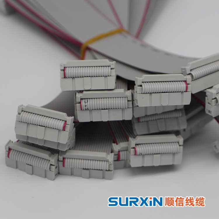 Professional 28 awg 2.54mm pitch 20 pin IDC Flat ribbon cable assembly - Image 2