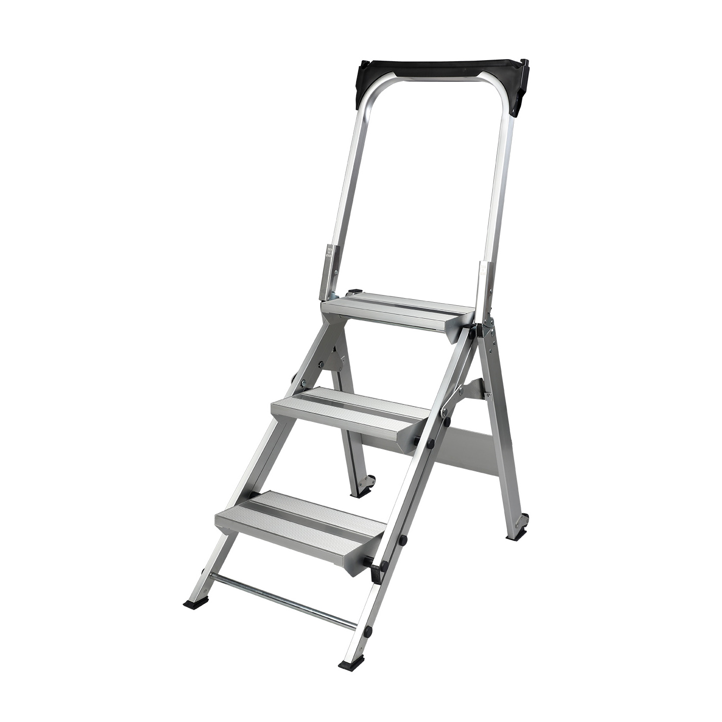 PROFESSIONAL ALUMINIUM STEP LADDER 3 STEP - Image 2