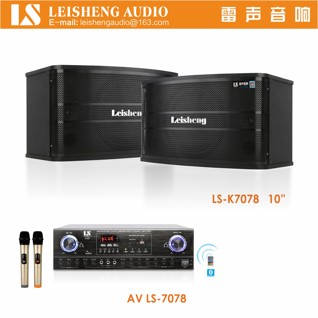 Karaoke Speaker System with Amplifier