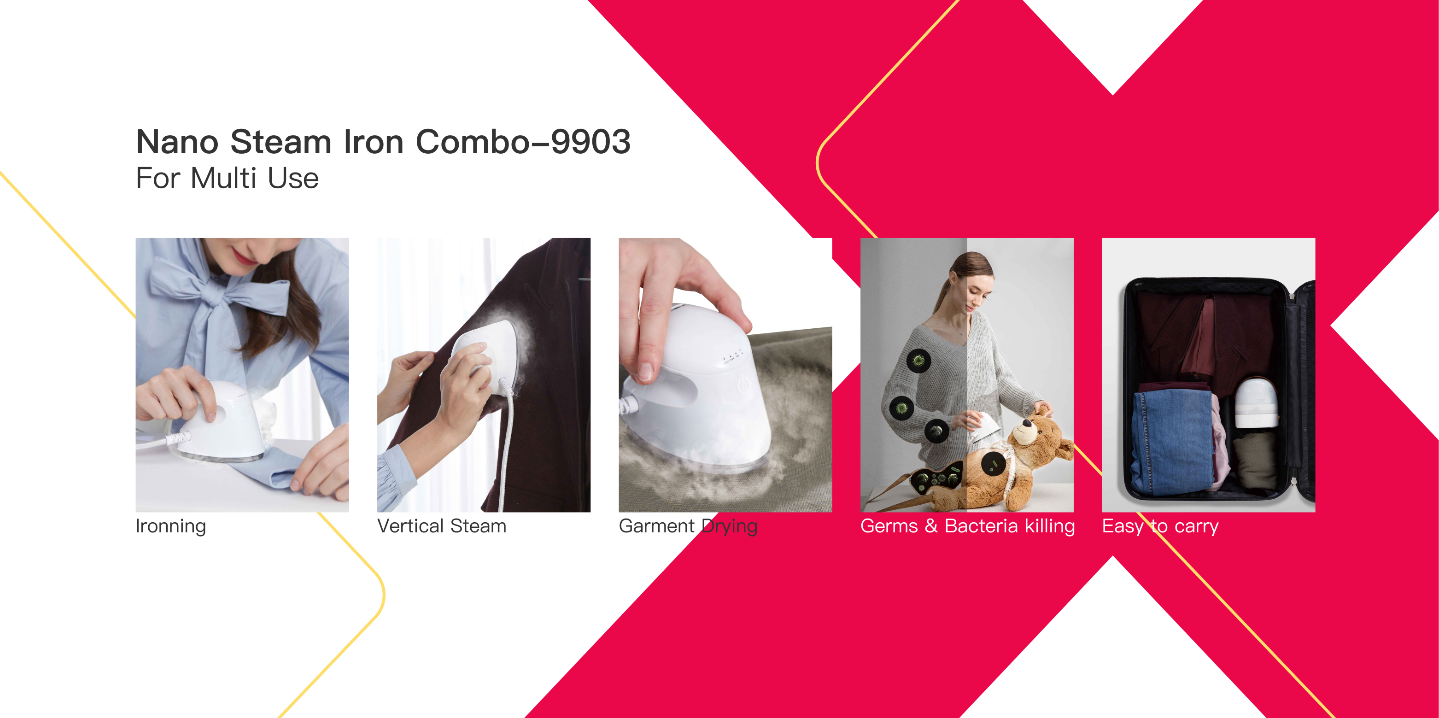 Nano Steam Iron Combo