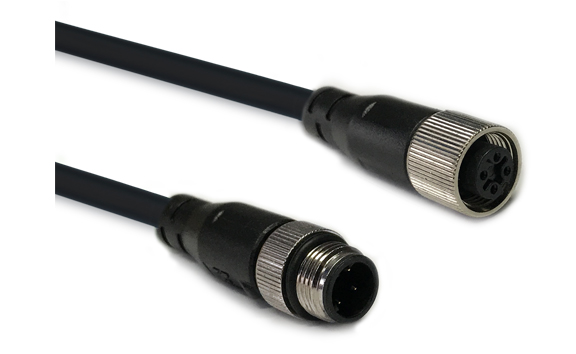 PROFINET Type B M12 to M12 Cable Assembly