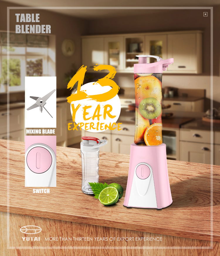 Portable personal blender with sport bottle