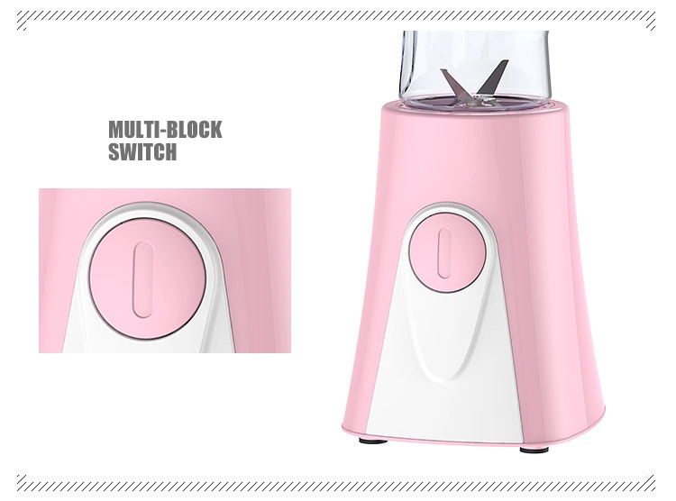 Multi-block switch detail on portable blender