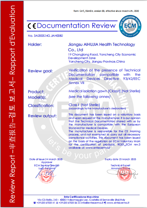 Disposable Protective Suit