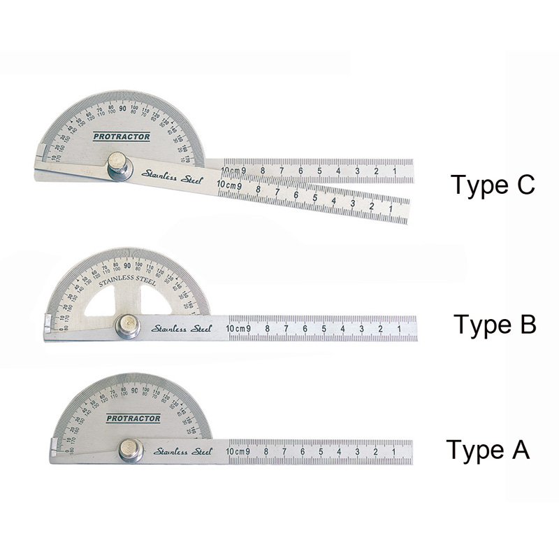 Precision Angle Protractor with Rotating Arm