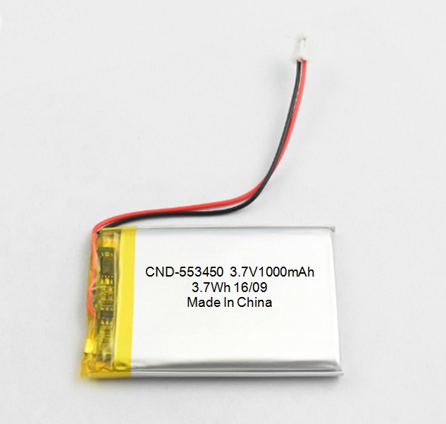 Lithium-Ion Polymer Battery 3.7V 1000mAh