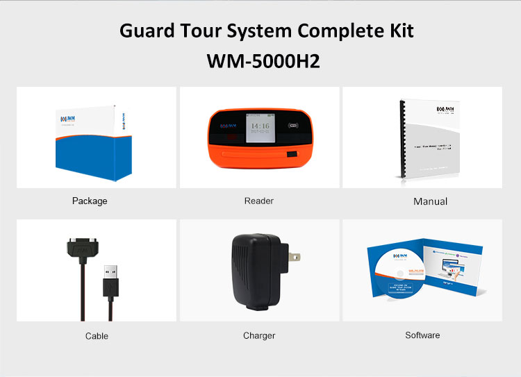 Guard Tour System Complete Kit contents
