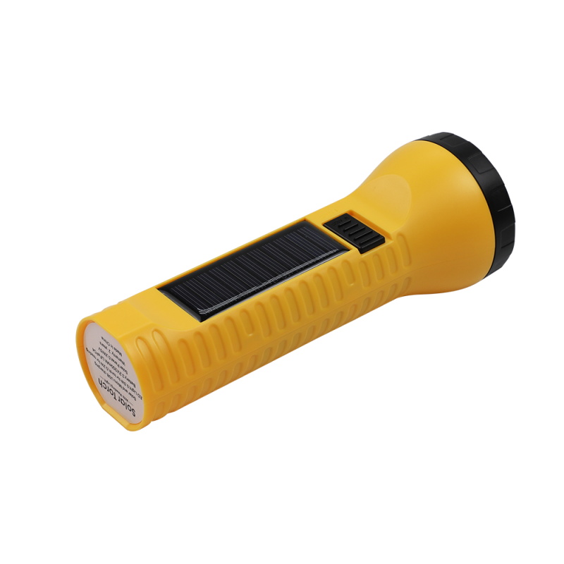 Solar Powered LED Torch Flashlight