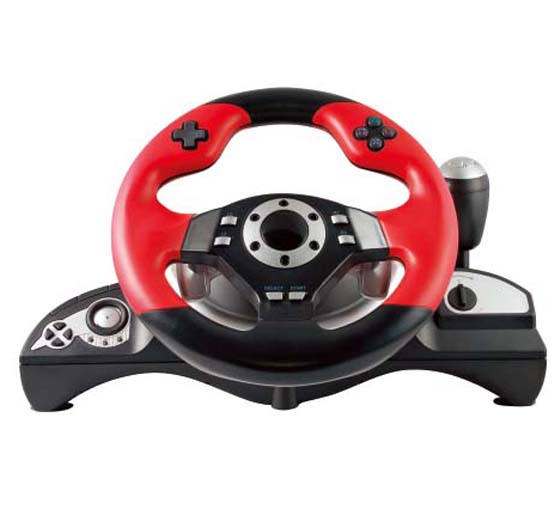 PS3/PS2/PC 3in1 steering wheel FT39C3 - Image 2