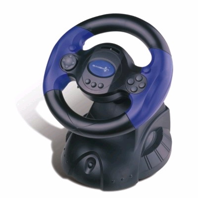 PS3/PS2/PC 3IN1 WIRED VIBRATION STEERING WHEEL FT31C3 - Image 3