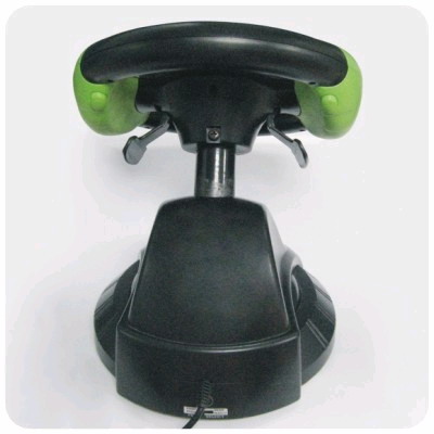 PS3/PS2/PC 3IN1 WIRED VIBRATION STEERING WHEEL FT31C3 - Image 2