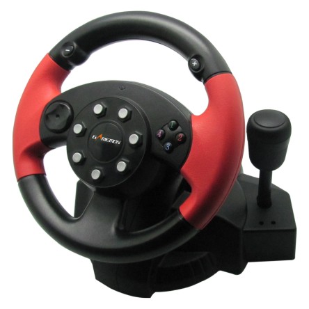 PS3/PS2/PC/XBOX360 4IN1 WIRED STEERING WHEEL WITH VIBRATION FT33D5 - Image 3