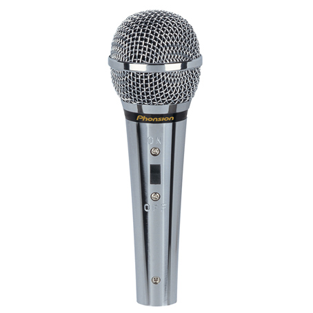 Wired Dynamic Microphone with Metal Ball Grill