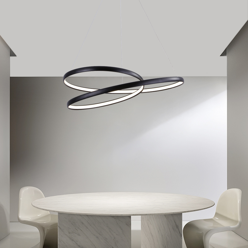 Interwoven Ring LED Pendant Light