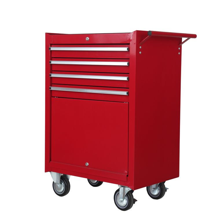 Rolling Tool Cabinet with Drawers