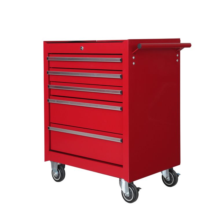 Heavy-Duty Rolling Tool Cabinet with Multiple Drawers