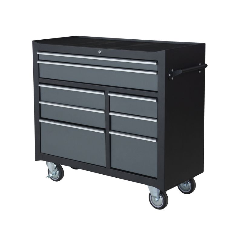 Rolling Tool Storage Cabinet with Drawers