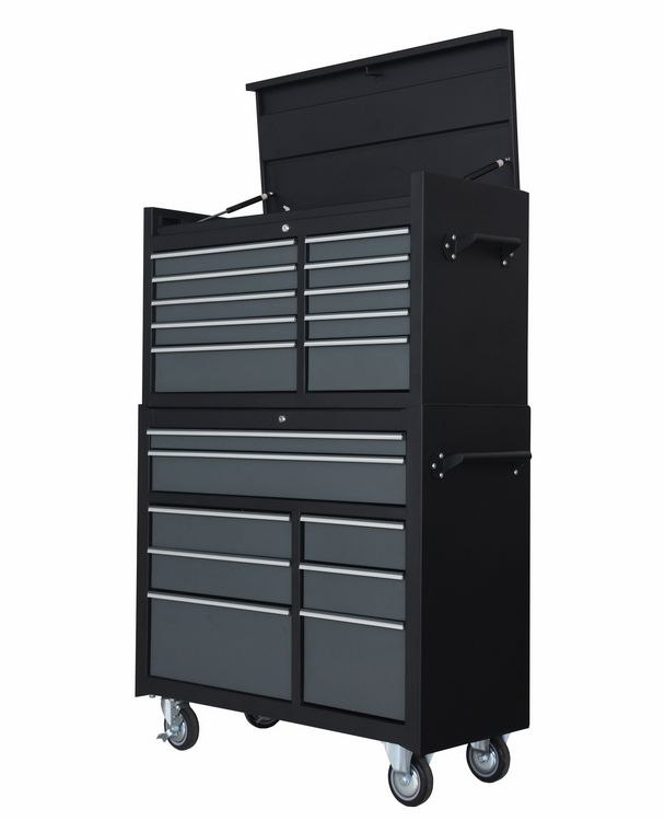 Steel Tool Chest and Rolling Cabinet Combo