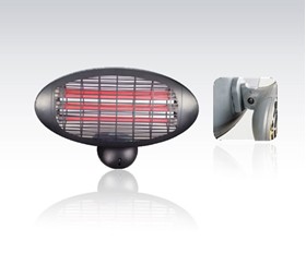 Wall-Mounted Ceramic PTC Heater with Adjustable Thermostat