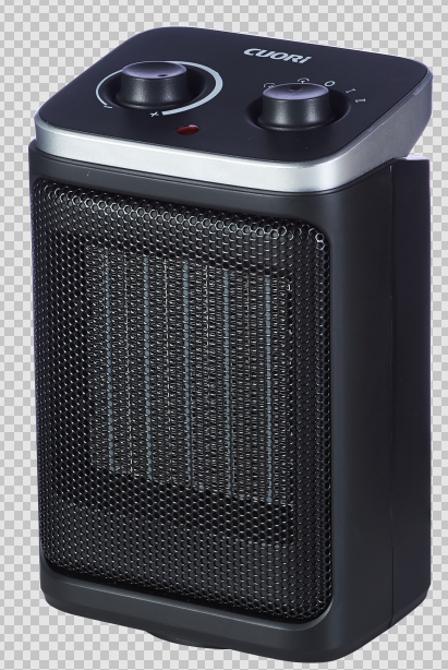 Compact Ceramic Space Heater with Adjustable Thermostat